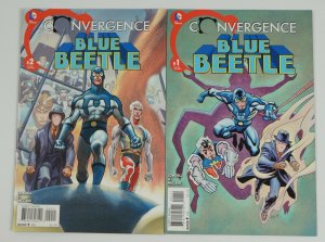Convergence Blue Beetle #1-2 VF/NM complete series - the question - captain atom