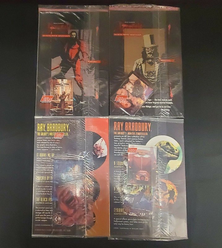 4PC DRACULA/ RAY BRADBURY LOT (9.4) POLYBAGGED!!