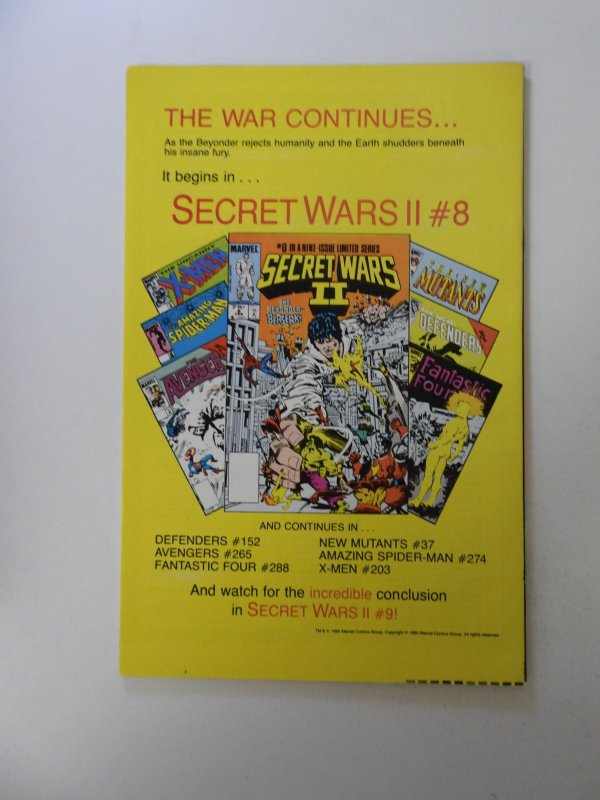 The Amazing Spider-Man #273 (1986) VF condition