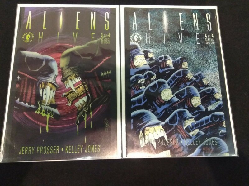 DARK HORSE ALIENS: HIVE 1-4 LOT OF 4 1, 2, 3, 4 JERRY PROSSER KELLEY JONES 1992