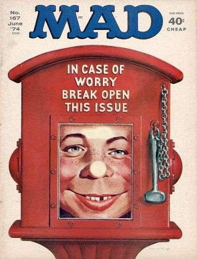 Mad (1952 series) #167, VF- (Stock photo)