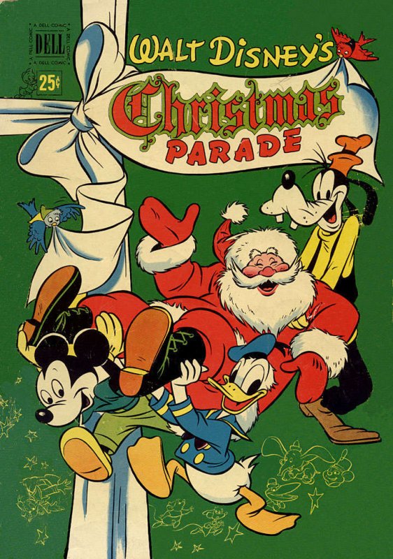 Walt Disney's Christmas Parade (Dell) #2 FN ; Dell | 1950 Santa Donald Duck
