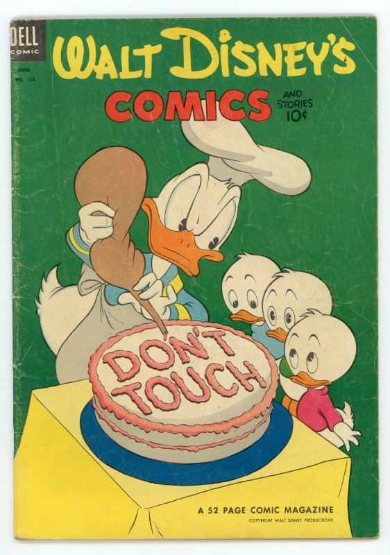 Walt Disney's Comics & Stories #153 (1953) Dell FN