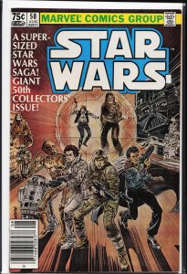 Star Wars #50 Newsstand Edition (1981) Star Wars [Key Issue]