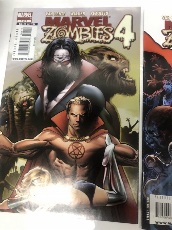 Marvel Zombies (2008) Set # 1-4 Fred Van Lente • Kev Walker • Marvel Universe