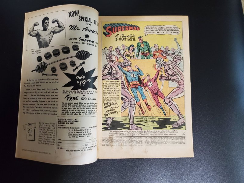 Superman #200,1967,Silver Age Brothers Kal-el and Knor-el Krypton