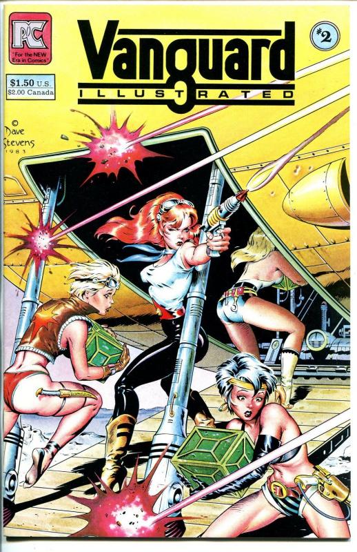 Vanguard Illustrated #2 1983-Pacific-spicy Dave Stevens space girls cover-NM