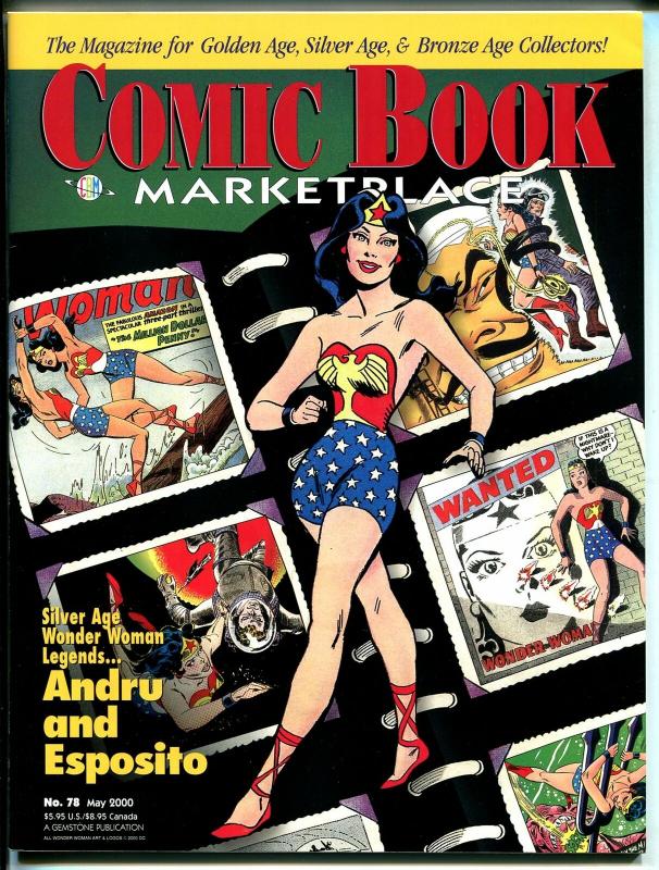 Comic Book Marketplace #78 2000-Gemstone-Wonder Woman-Andru-Esposito-VF