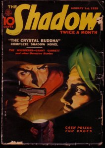 Shadow--January 1938--Pulp Magazine--Street and Smith--G/VG