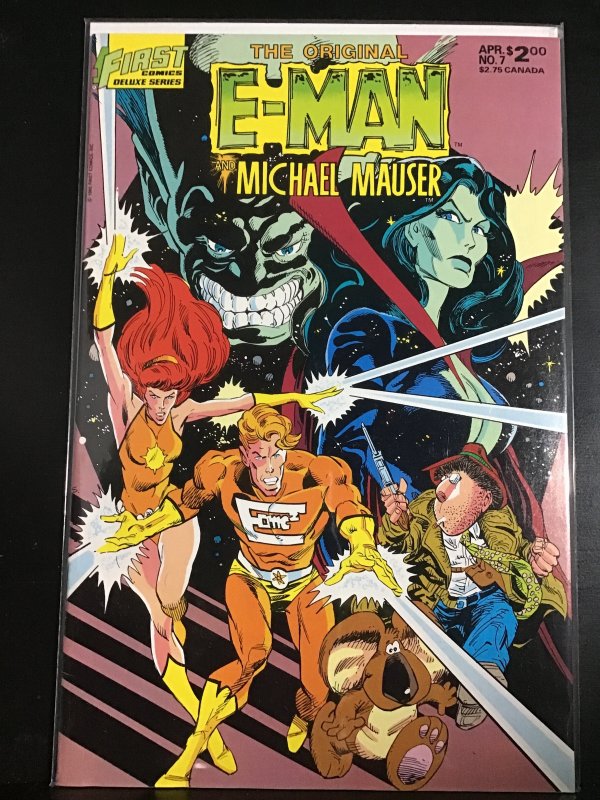 The Original E-Man and Michael Mauser #7 (1986)