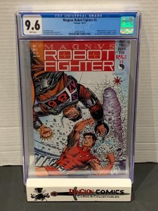 Magnus Robot Fighter # 5 CGC 9.6  1st App of Rai  Valiant 1991 [GC40]