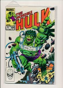 Marvel Comics Lot of 6-THE INCREDIBLE HULK  #289-294 1983 VF (PF487) 