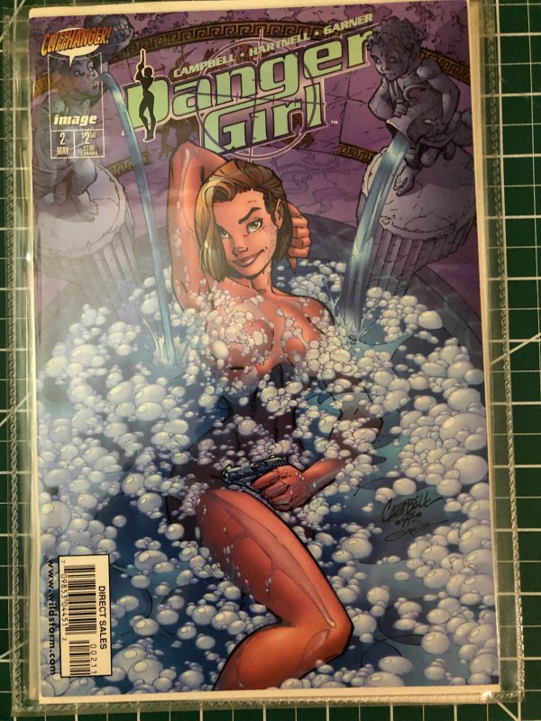 Danger Girl Special (2000) + 2, 3, 7 (1997) Campbell, Hughes art