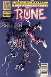 Rune #1 (Newsstand) FN ; Malibu | Barry Windsor-Smith Ultraverse