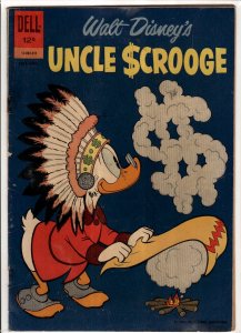 Uncle Scrooge #39 (1962) Uncle Scrooge moisture damage back cover