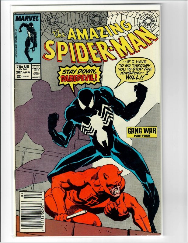 The Amazing Spider-Man #287 (1987)- newsstand edition