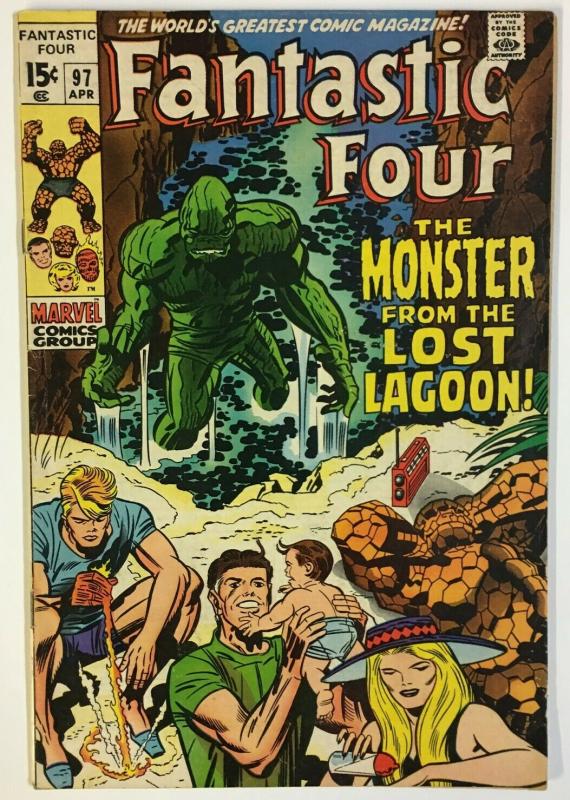 FANTASTIC FOUR 97 FINE- March 1970