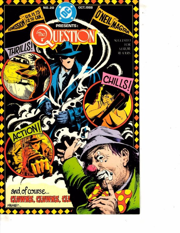 Lot Of 2 Comic Books DC The Question #20 and Sherlock Holmes #1 WT21