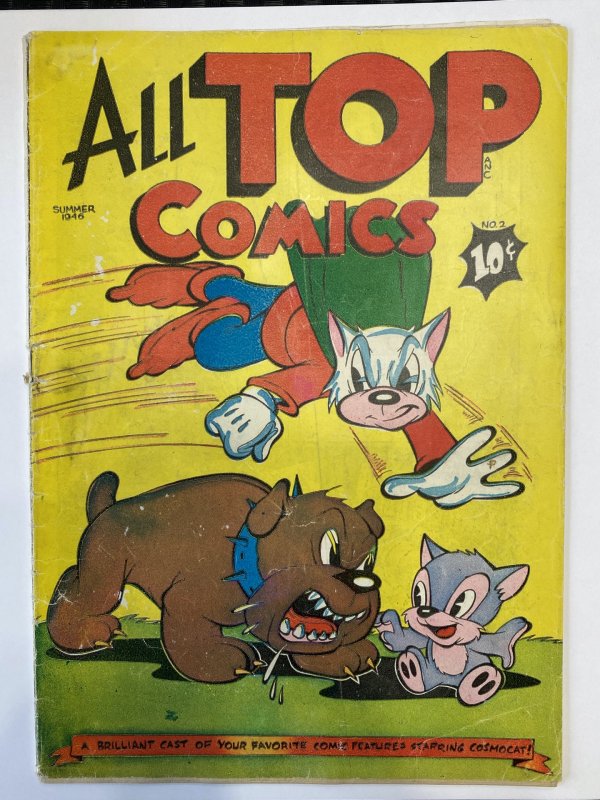 All Top Comics #2 - Golden Age Beauty!