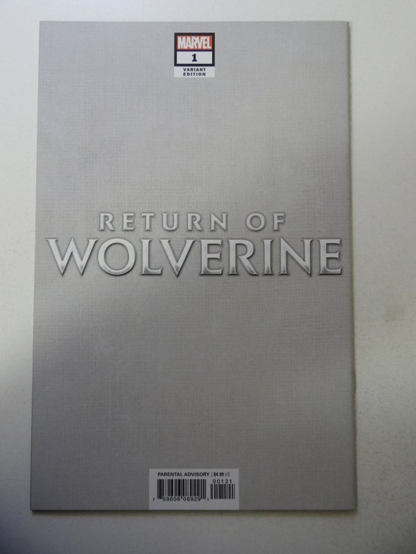 Return of Wolverine #1 (2018) Variant Edition VF Condition