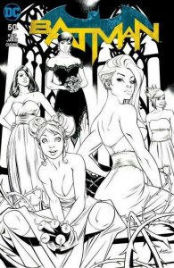 BATMAN #50 ALE GARZA EXCLUSIVE BRIDESMAIDS BLACK & WHITE SKETCH 