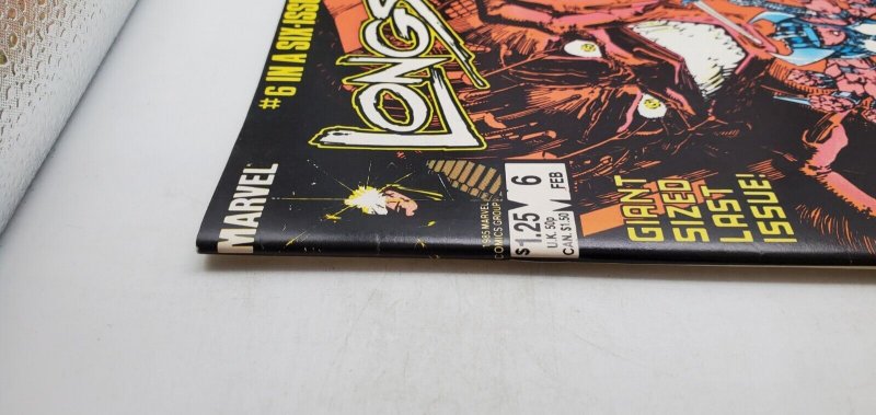 Longshot #6 (1985) 1st cover app of Mojo VF+