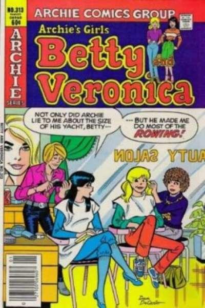 Archie's Girls: Betty and Veronica #313, VF+ (Stock photo)