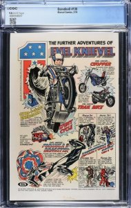 DAREDEVIL #130 CGC 9.8 White Pages Classic Skeleton Cover