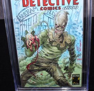 Detective Comics #1000 CGC (9.8) Signed & Sketch by Alan Quah, Steve Lydic - '19