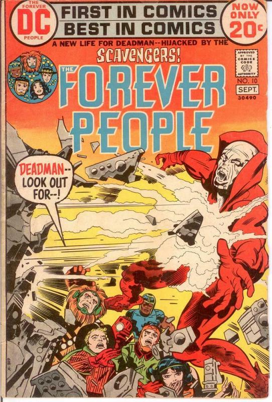 FOREVER PEOPLE 10 VG  Sept. 1972 COMICS BOOK