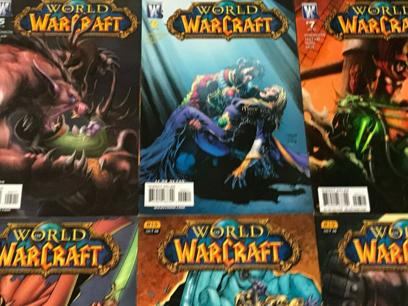 WORLD OF WARCRAFT#1-11 VF/NM LOT 2007 JIM LEE (12 COMICS) DC/WILDSTORM COMICS