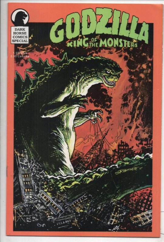 GODZILLA King of the Monsters  Special #1, VF/NM Dark Horse 1987, Bissette
