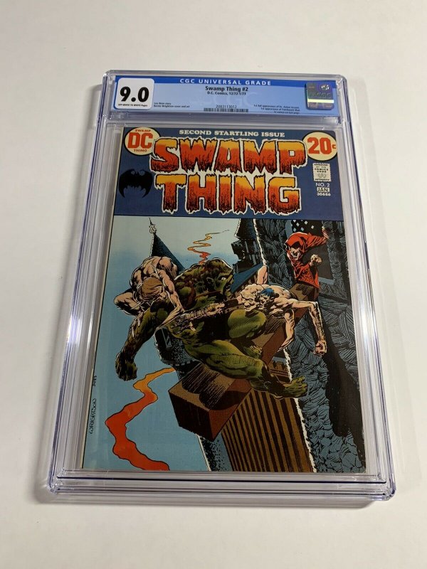 Swamp Thing #2 CGC graded 9.0