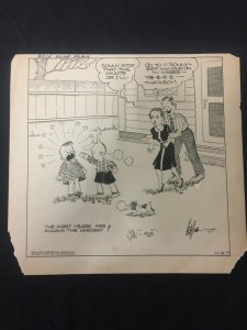 Ed Dodd Back Home Again Original Newspaper Comic Art 11/8/38