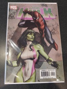 She-Hulk #4 August 2004 Marvel Comics Slott Bobillo Spider-Man