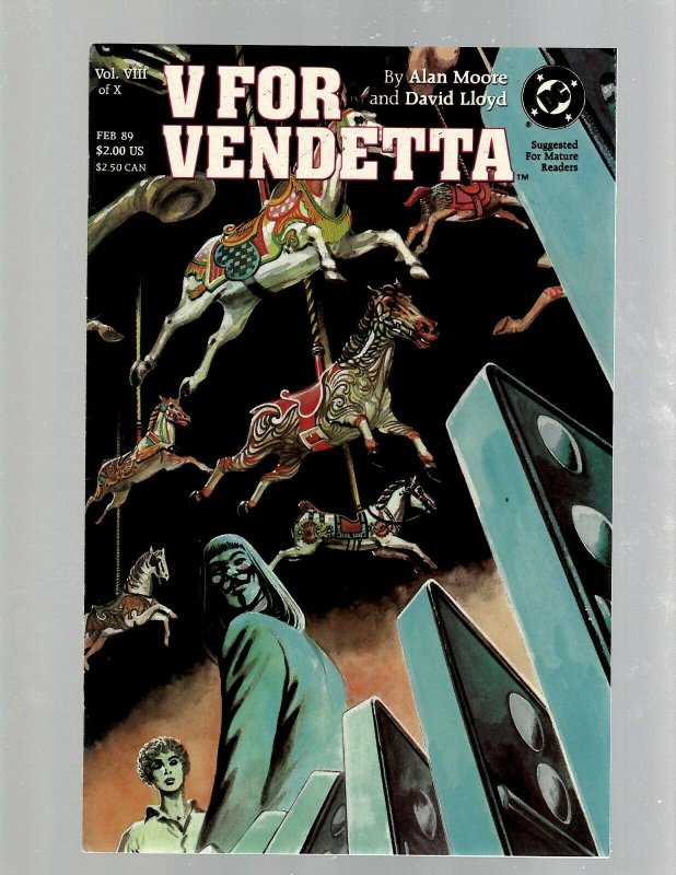 V For Vendetta Complete DC Comics LTD Series # 1 2 3 4 5 6 7 8 9 10 A. Moore SB5