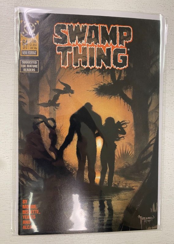 Swamp Thing #64 (2nd series) final Alan Moore 8.0 VF (1987)