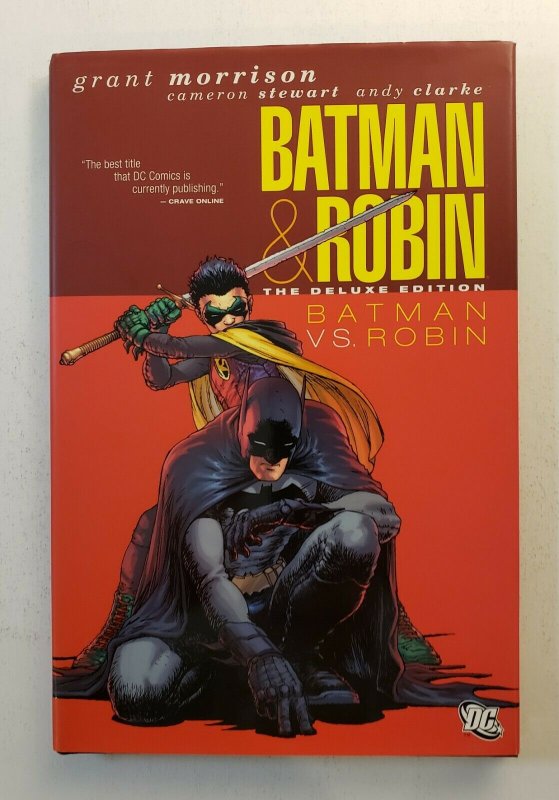 BATMAN & ROBIN THE DELUXE EDITION BATMAN VS. ROBIN HARD COVER FIRST PRINT