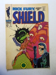 Nick Fury, Agent of SHIELD #5 (1968) GD+ Condition cover detached