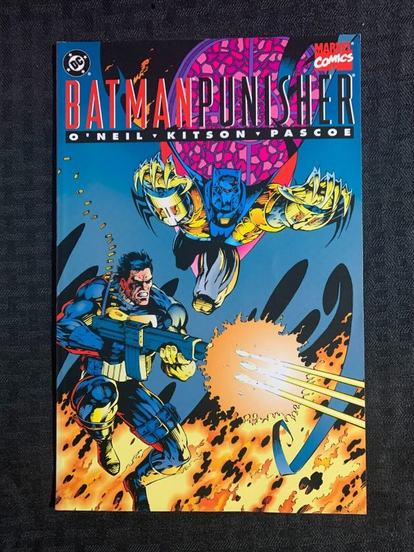 1994 BATMAN PUNISHER Lake of Fire SC FVF 7.0 Barry Kitson 1st DC Marvel Comics