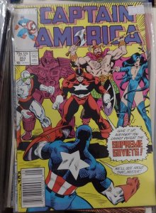 Captain America  #353 1989 MARVEL DISNEY  supreme soviets newstand variant