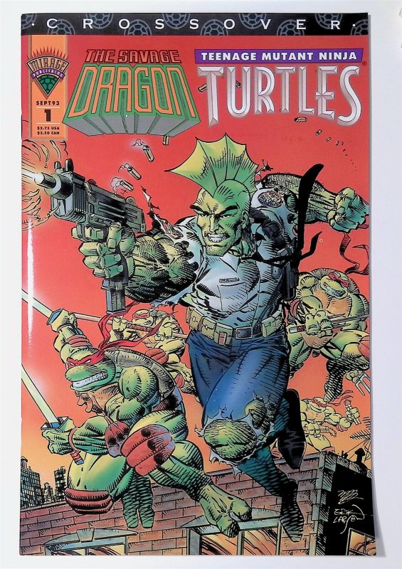 Savage Dragon/Teenage Mutant Ninja Turtles Crossover (Sept 1993, Mirage) VF+