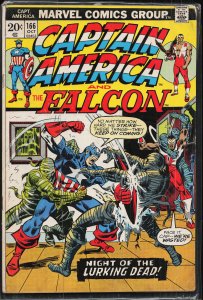 Captain America #166 (1973) Captain America and the Falcon