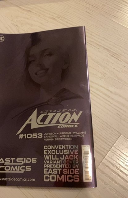 Action Comics #1053 Jack Foil Cover B (2023) ding on cover