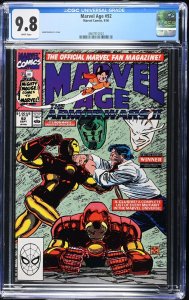 Marvel Age #92 (9/90) Graded CGC 9.8