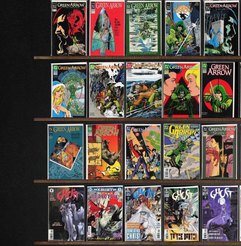 Huge Lot 130+ Comics with Green Arrow, Gambit, Mister Miracle & More!
