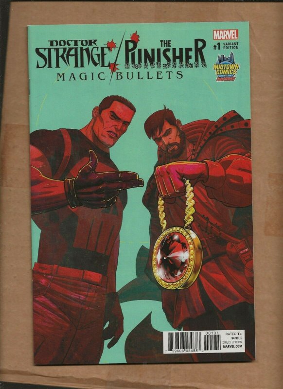 DOCTOR STRANGE PUNISHER MAGIC BULLETS #1 MIDTOWN EXCLUSIVE RUN JEWELS VARIANT 