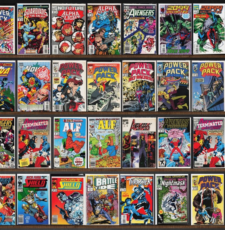 Huge Lot 140+ Comics with Power Pack, The Avengers, Sun Devils & More!