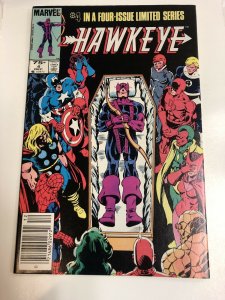 Hawkeye (1983) # 4 Canadian Price Variant (VF/NM) ! He Kicked Shield’s Butt !