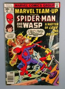 Marvel Team-Up #60, Spider-Man and the Wasp, Marvel Comics 1977 JR1